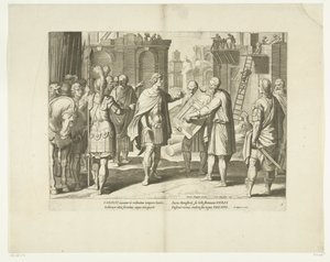 Karl V. lässt ein Kloster bauen, 1555, Nr. 8 von Cornelis Boel