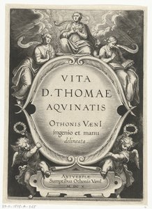 Titelblatt für: Otto van Veen, Vita D. Thomae Aquinatis, Antwerpen, 1610