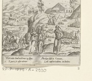 Abschied von Abraham und Lot von Cornelis Bos