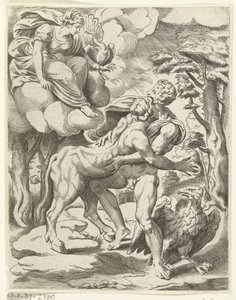 Jupiter, Io und Juno von Cornelis Bos