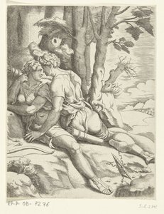 Jupiter und Kallisto von Cornelis Bos