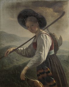 Schweizer Bäuerin von Cornelis Cels