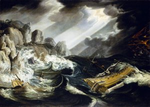 Das Schiffswrack des Schiffes 