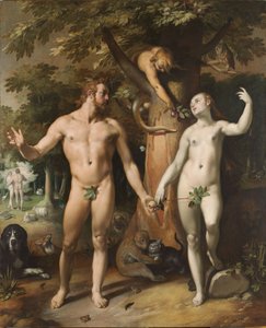 Der Sündenfall, 1592 von Cornelis Cornelisz van Haarlem