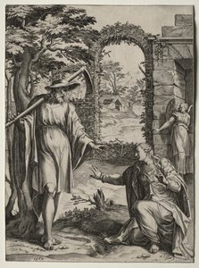 Christus erscheint Maria Magdalena von Cornelis Cort