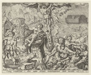 Die Sintflut (Geschichte von Noach) von Cornelis Cort