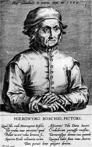 Porträt von Hieronymus Bosch, 1570er Jahre von Cornelis Cort