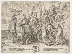 Der Triumph des Krieges von Cornelis Cort