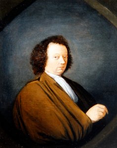 Porträt eines Mannes, Halbfigur, sitzend, 1680 von Cornelis Dusart
