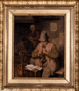 Ein junger Pfeifenspieler, 1680 von Cornelis Dusart