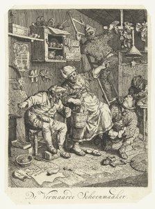 Der berühmte Schuhmacher von Cornelis Dusart