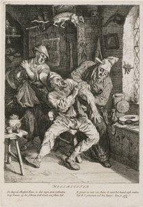 Heiler, Blatt 2 einer Folge mit drei Genredarstellungen von Cornelis Dusart