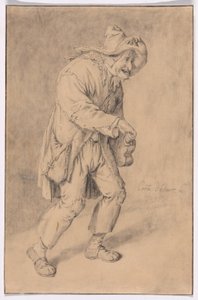 Drehorgelspieler von Cornelis Dusart