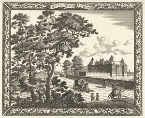Ansicht des Palastes Honselaarsdijk