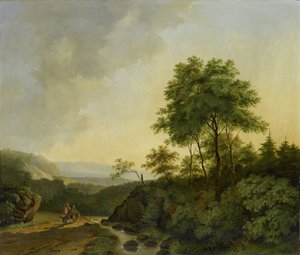 Blick in die Harzberge von Cornelis Francois Roos