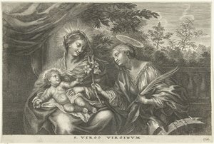 Maria mit Kind und die Heilige Katharina von Alexandrien