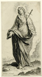 Maria als Mater Dolorosa von Cornelis Galle (II)