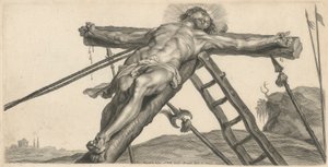 Erhöhung Christi am Kreuz von Cornelis Galle II