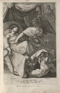 Die Dienste der Engel von Cornelis Galle I