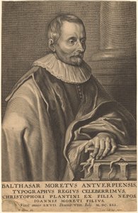 Balthasar Moretus von Antwerpen von Cornelis Galle I