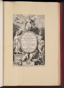 Titelseite für Leonard Lessius, De Ivstitia et Ivre... von Cornelis Galle I after Sir Peter Paul Rubens