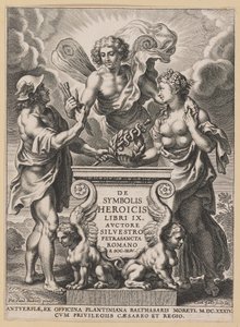 Titelseite für Silvester Pietrasanta, De Symbolis Heroicis