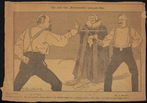Zeitungsausschnitt aus dem Archiv Jan Veth von Cornelis Gerardus 