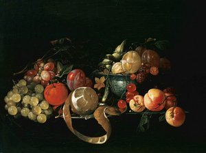 Stillleben mit Früchten von Cornelis de Heem