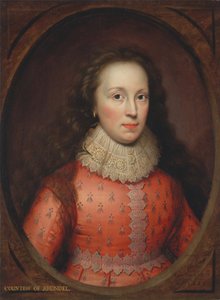Alethea Howard, 13. Baroness Furnivall, Gräfin von Arundel 1585-1654, geborene Lady Alethea Talbot, 1619 von Cornelis Janssens van Ceulen