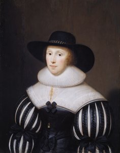 Porträt von Grace Bradbourne, Frau von Thomas Holte, 1627-1700 von Cornelis Janssens van Ceulen