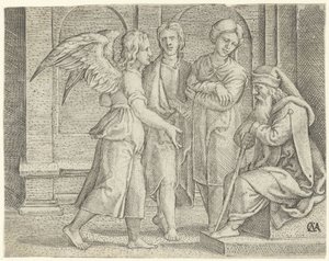 Tobias und der Engel bei Tobit und Anna