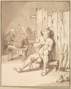 Betrunkener Bauer in einem Gasthaus, 1775 von Cornelis Ploos van Amstel