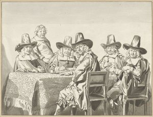 Regenten des Waisenhauses in Haarlem von Cornelis Ploos van Amstel