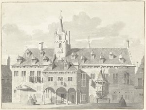 Das Rathaus von Gorinchem von Cornelis Pronk