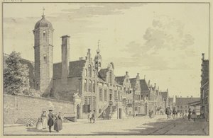 Das Rathaus in Sneck von Cornelis Pronk