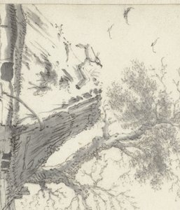Bauernhütte am Wasser von Cornelis Saftleven