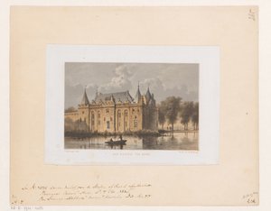 Schloss von Gouda von Cornelis Springer
