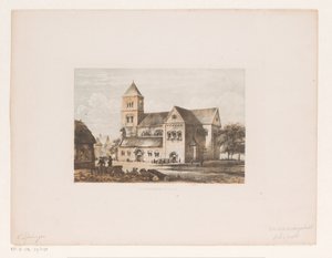 Kirche aus dem 12. Jahrhundert von Cornelis Springer