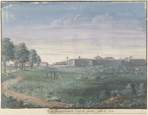 Das Fort Jaffnapatnam auf Ceylon von Cornelis Steiger