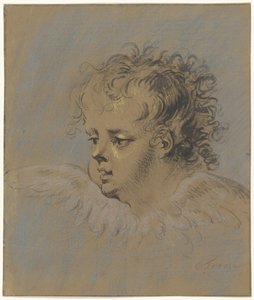Geflügeltes Engelköpfchen von Cornelis Troost