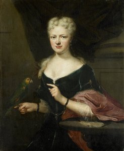 Porträt von Maria Magdalena Stavenisse, Ehefrau von Jacob de Witte von Elkerzee, Ratsherr von Zierikzee von Cornelis Troost