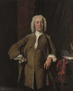 Porträt eines Herrn, traditionell identifiziert als Philips Zweerts (1704-1774) von Cornelis Troost