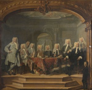 Regenten des Aalmoezeniersweeshuis Waisenhauses in Amsterdam