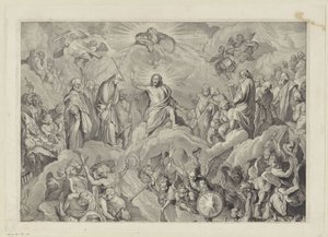 Das Jüngste Gericht (oberes Blatt) von Cornelis Visscher (II)