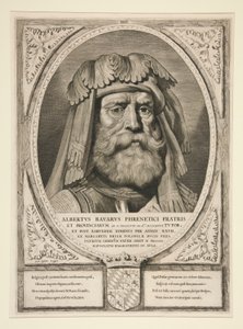 Albertvs Bavarvs Phrenetici Fratris und Provinciarvm von Cornelis Visscher