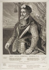 Jan van der Does, Tafel 3 aus Quatuor Personae von Cornelis Visscher