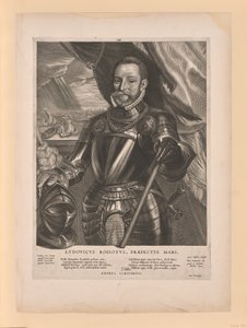 Lodewijk van Boisot, Admiral von Zeeland, aus Quatuor Personae von Cornelis Visscher