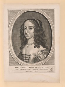 Mary Stuart, Frau von Wilhelm II, aus Neun Porträts von Cornelis Visscher