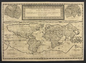 Weltkarte, Totius Orbis cognier universalis descriptio