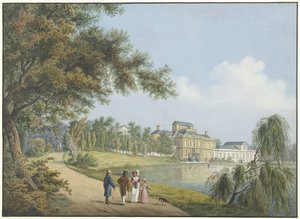 Ansicht des Palastes Soestdijk von Cornelis de Kruyff